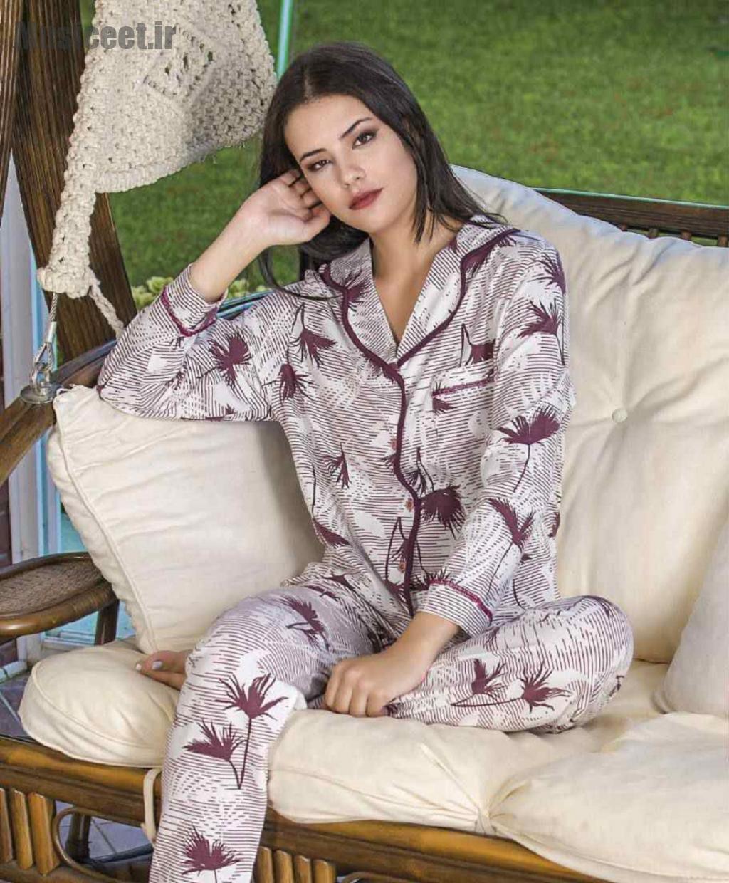 مدل لباس خانگی زنانه گلدار 5