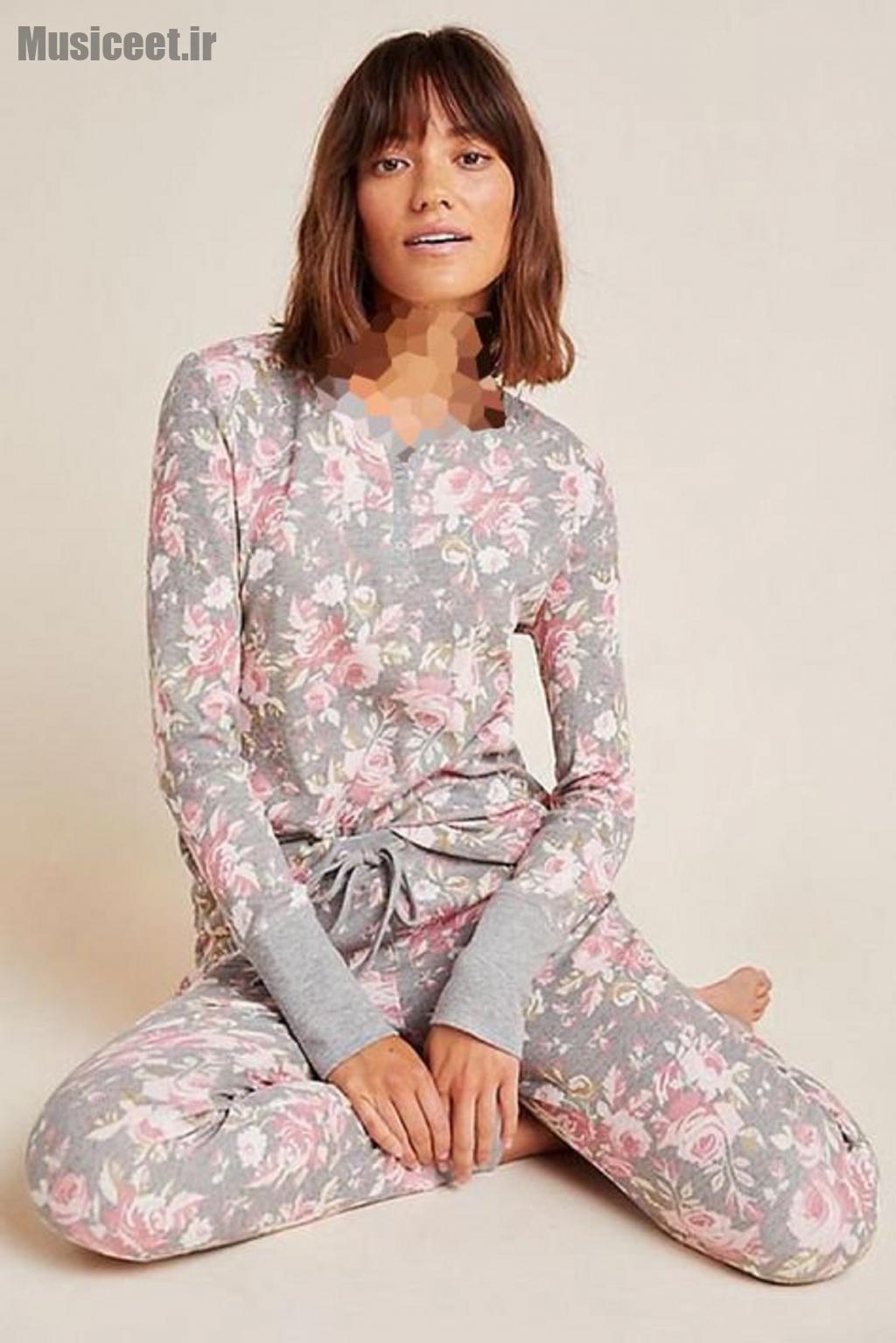 مدل ست لباس راحتی زنانه طرح دار 2