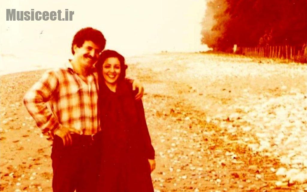 عکس جوانی زویا امامی و همسرش